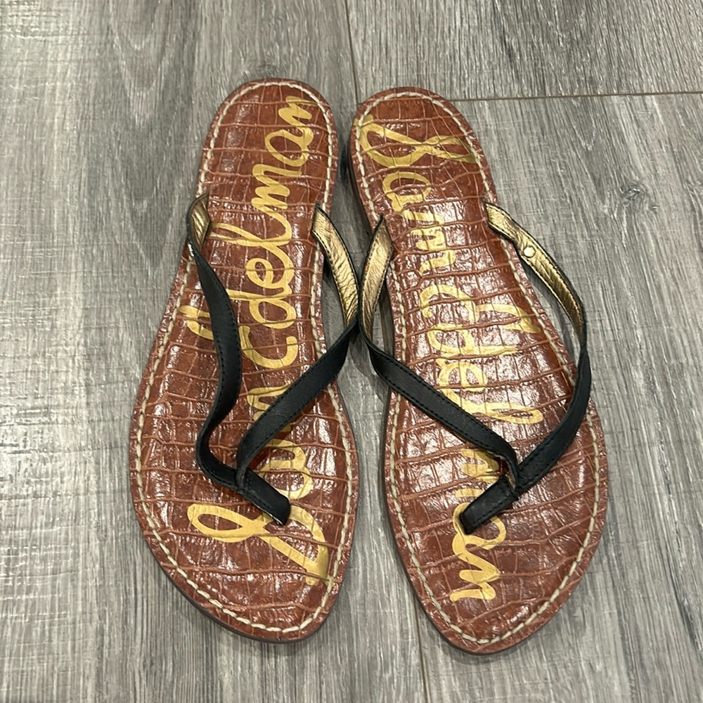 Sam Edelman black strap sandals